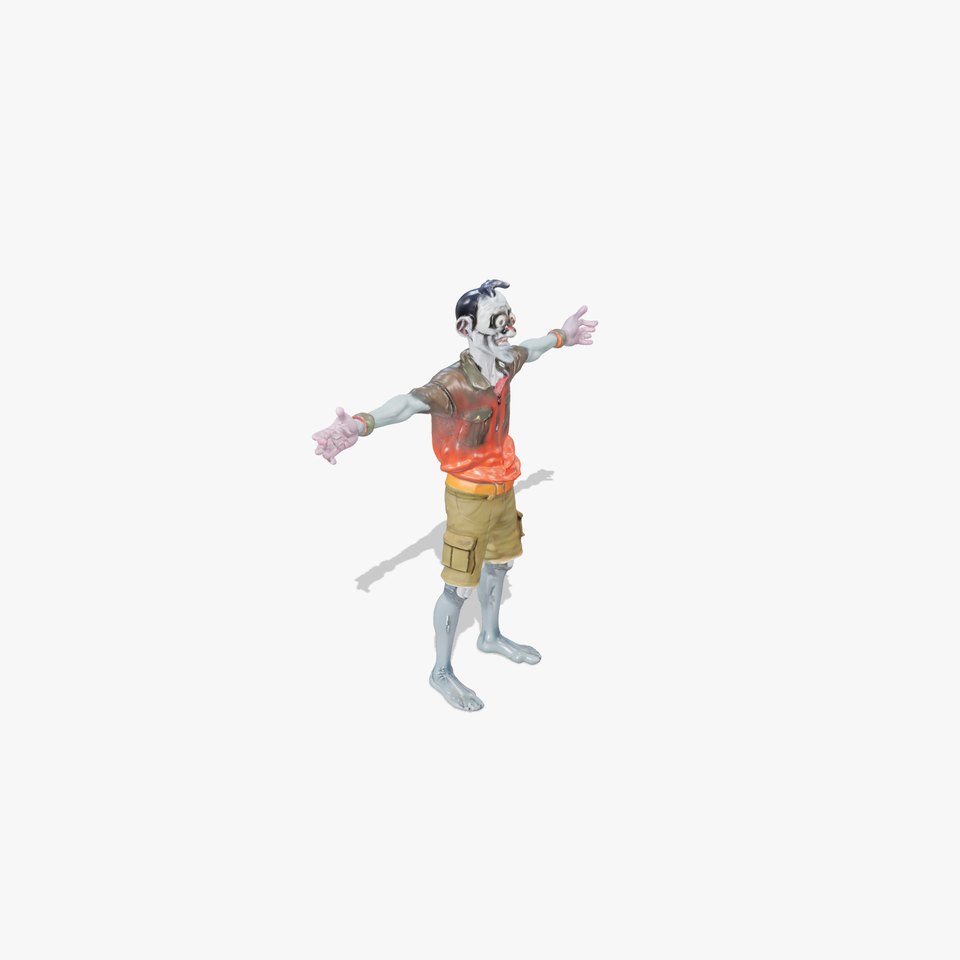 Zany Zombie Attire model pack